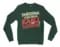 Paakaththana Porra Indha Kaali Oda Aatatha Men/Unisex Long Sleeve Sweatshirt in Forest Green Color